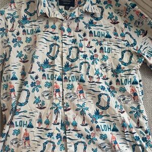 American Eagle Outfitters Tropical Print Shirt